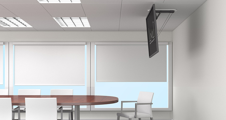 Drop Down Monitor Mount Debuts From Multibrackets