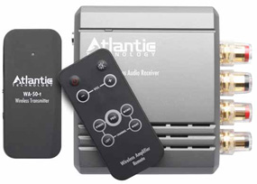 Atlantic Technology Adds Wireless Transmitter/Receiver for Remote Speakers