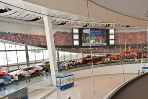 Nascar Hall of Fame Fan Board Lit Up With 250 Plus Christie MicroTiles