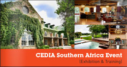 CEDIA to Hold Exhibition and Training Event in South Africa in July
