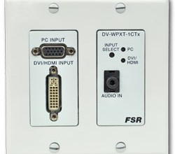 FSR Debuts Wall Plate Interface for Digital and Analog Signals