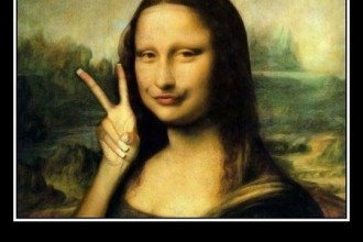 Fuggedaboutit Friday: The Mona Lisa on Facebook