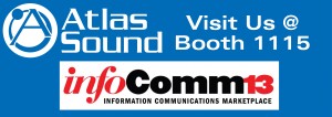 Visit Atlas Sound At InfoComm 2013