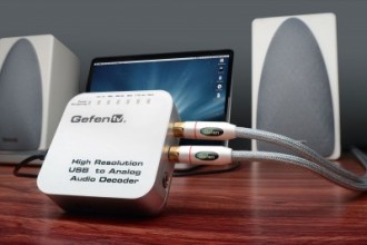 Gefen’s New High Resolution USB to Audio Decoder Outputs Analog and Digital Audio from any Computer