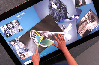 Large Format Zytronic Multi-Touch Screens Incorporated Into DisplayLite Touch Table