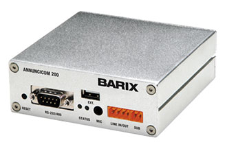 Barix Makes SIP-Compatible Hardware Device for Crestron Rava-enabled Touch Screens