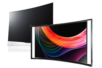 Samsung and LG Both Debut Curved Large Screen OLEDs
