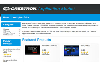 Crestron Launches Modules Store for Crestron Control Systems