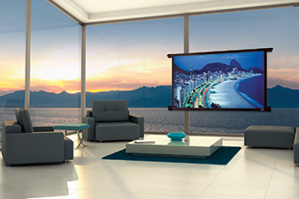 Screen Innovations Will Debut a 2.35:1 Aspect Ratio Black Diamond Motorized Projection Screen at CEDIA
