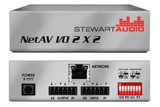 Stewart Audio Debuts 2×2 Dante AV/IT Bridge