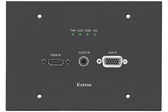 Extron Adds Two-Input XTP Wall Plate Transmitter