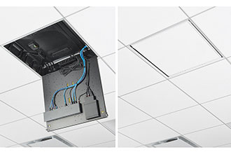 Extron Ships PlenumVault Systems for Suspended Ceiling Installs
