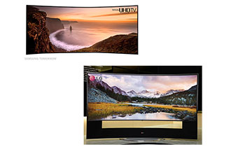 Samsung, LG to Both Introduce Curved 105″ UHD TVs at CES