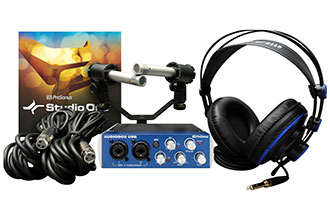 PreSonus Introduces AudioBox Stereo Recording Kit