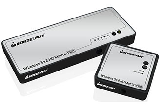 IOGear Launches GWHDMS52 Wireless 5×2 HDMI Matrix