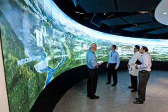 GE Digital Energy Educates Customers with Interactive Video Wall