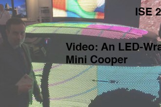 Lighthouse Shows LED-Wrapped Mini Cooper Car