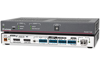 Extron Shipping Next Generation Fiber Optic DisplayPort Extender for Signals up to 2560×1600