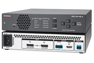 Extron Introduces DisplayPort to HDMI Scaler with Audio De-Embedding