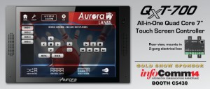 Aurora Introduces New HD Touch Panel Control System