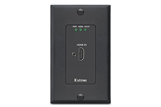 Extron Debuts 1-Gang HDMI-Based XTP Wallplate