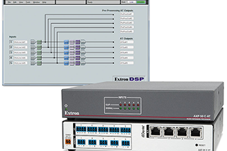 Extron Ships New Five Input Audio Expansion Processor with AEC and Dante