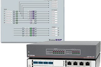 Extron Introduces Six-Input, Four-Output Audio Expansion Processor With AEC and Dante