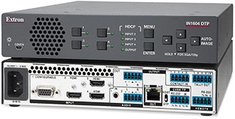 Extron Ships Compact Four Input Scaler with DTP Extension