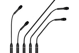 Earthworks Ships 40kHz High Definition FlexMic Podium Mics