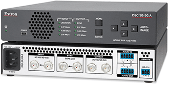 Extron Ships 3G-SDI to 3G-SDI Scaler with Audio Embedding and De-Embedding