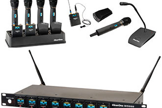 ClearOne Updates Digital Wireless Microphone System, Adds Built-In Dante