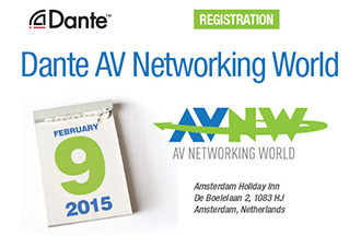 Audinate Announces 5th Annual Dante AV Networking World at ISE 2015
