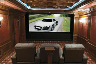 Stewart Filmscreen Debuts Iten Variable Masking Screen Featuring Tela 80 Acoustically Transparent Woven Screen Material