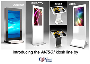 rp Visual Solutions to Unveil AVISO Line of Kiosks at DSE 2015