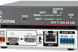 Extron Introduces 4K HDMI Twisted Pair Transmitters with Input Loop-Through for DTP Systems