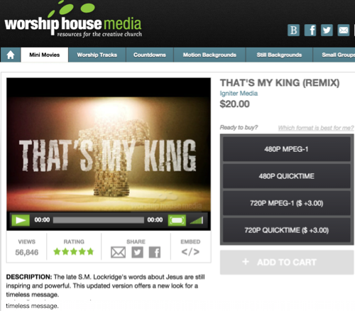 Downloading ready-made videos for church sermon support is a click away.