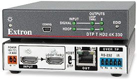 Extron Introduces 4K HDMI Twisted Pair Transmitters with Input Loop-Through for DTP Systems