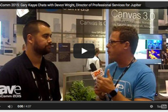 Gary Checks In with Devon Wright at the Jupiter Booth