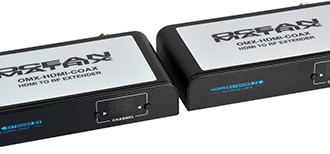 Ocean Matrix HDMI Coax Extender Transmits Over Existing Coax Infrastructure