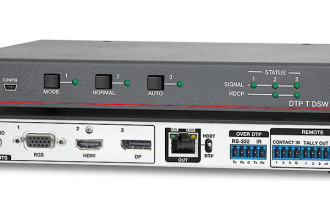 Extron Ships Three New 4K Switchers for DisplayPort, HDMI, and VGA