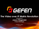 Gefen: Video Over IP and Cascading Retail Wall