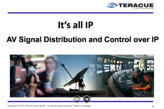 Teracue: It’s All IP- AV Signal Distribution and Control over IP
