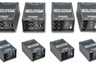 Jensen Transformers Announces Four New ISO-MAX Direct Boxes
