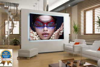 Stewart Filmscreen to Debut Home Version of LuminEsse ‘Edgeless’ Fixed Frame Wallscreen at CEDIA