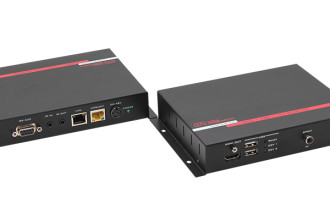 Hall Research UH2X-P1 Extender Handles Uncompressed HDMI, USB & LAN Signals