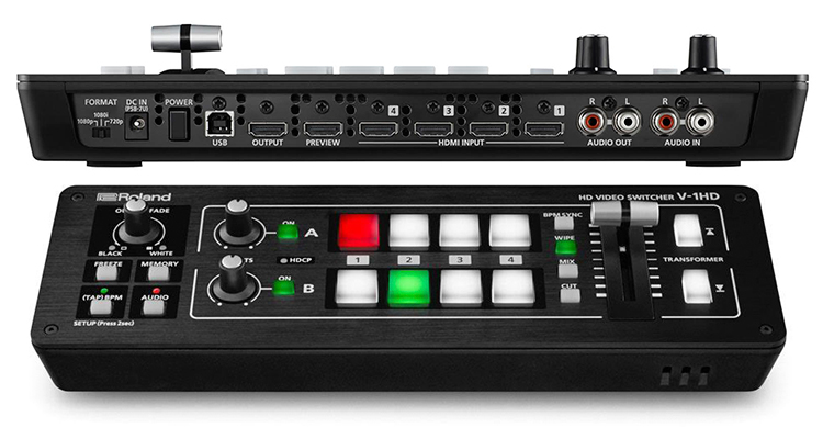 Svig lur halv otte Roland Debuts Its V-1HD Switcher/Mixer Combo – rAVe [PUBS]