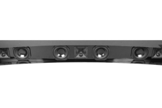 James Loudspeaker Offers Built-to-Match Sound Bars for Curved LCD Displays