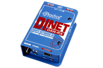 Radial Announces the Di-NET DAN-TX and DiNET DAN-RX, Dante Enabled Direct Boxes