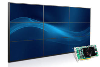 Matrox Unveils Single-Slot Graphics Card to Drive Nine 1920×1080 Displays for 3×3 Video Walls