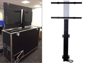 BALD Technologies Introduces A Powered Industrial Grade TV Lift Column